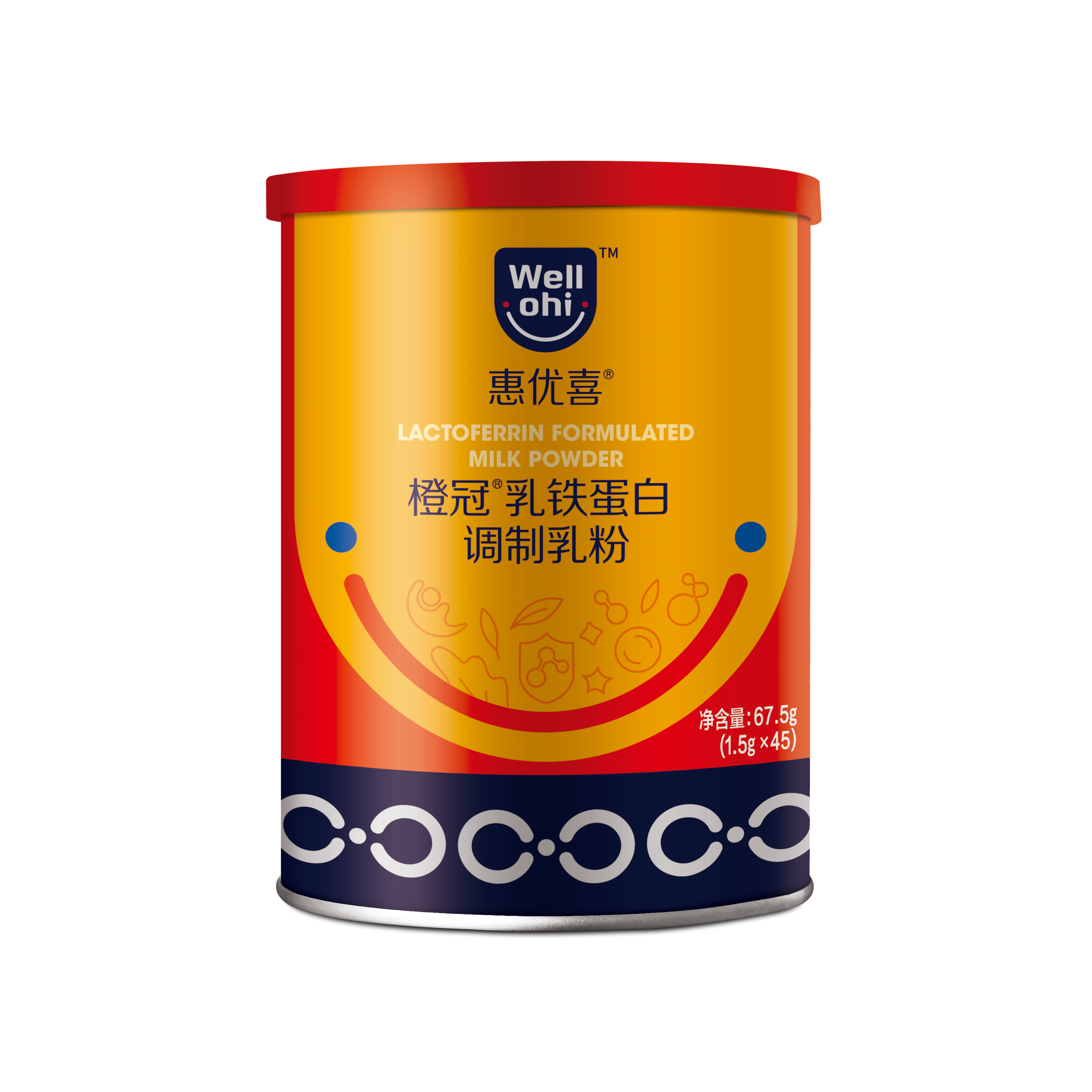 橙冠®乳鐵蛋白調製乳粉