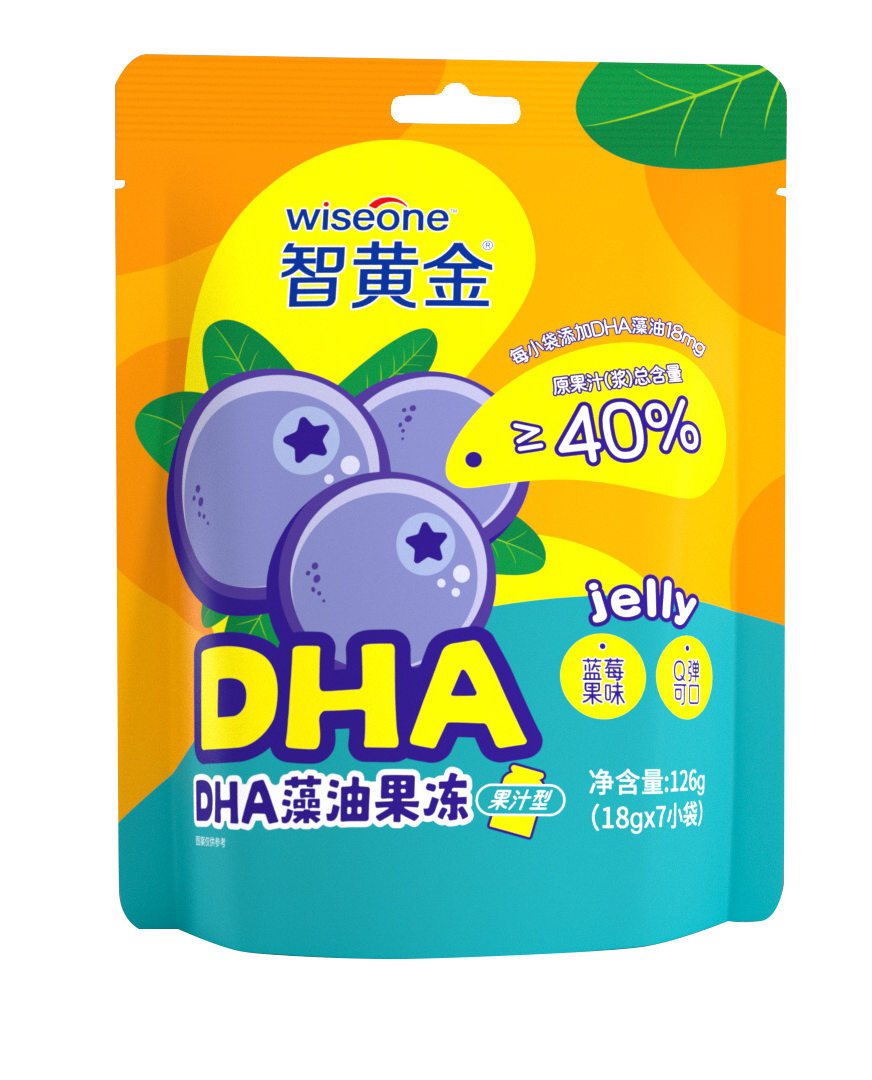 智黃金®DHA藻油果凍（藍莓味）